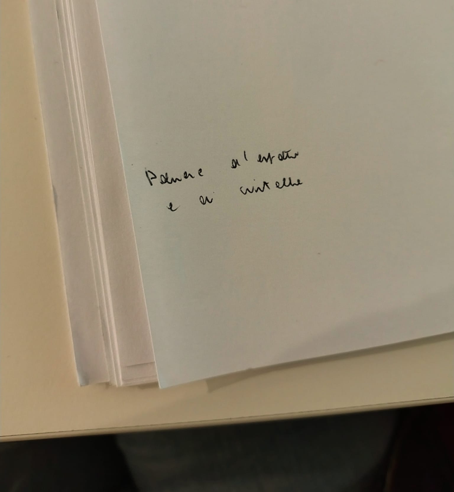 POLVERE D’ASFALTO E DI CRISTALLO